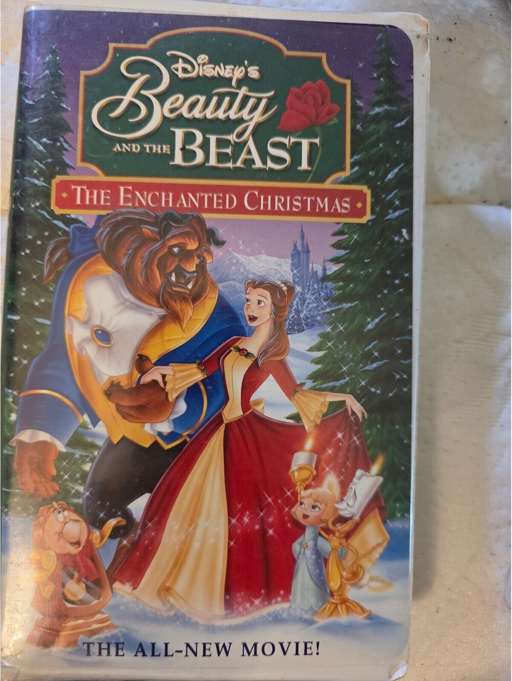 Disney's Beauty and the Beast: The Enchanted Christmas VHS Tape